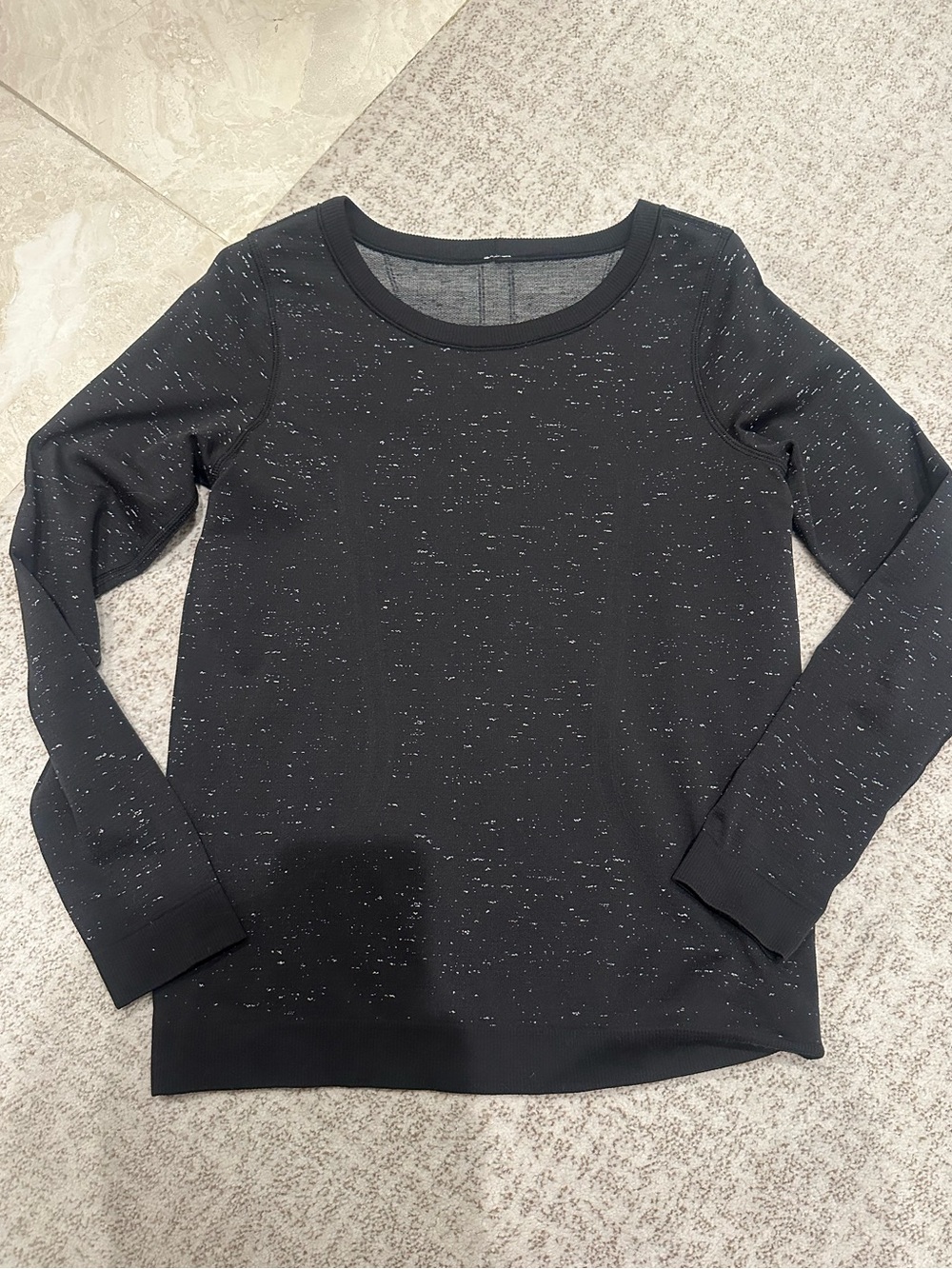 Lululemon Long-sleeve Speckled Tech Shirt, 4-6